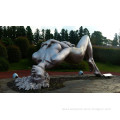 outdoor garden decoration metal bronze large naked woman sculpture
